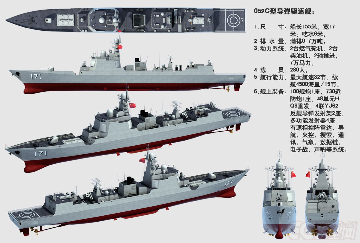 哪一年9月,052C亮相时间,中国海军现代化的重要里程碑,中国海军现代化里程碑,052C驱逐舰亮相时间揭秘,九月见证辉煌时刻