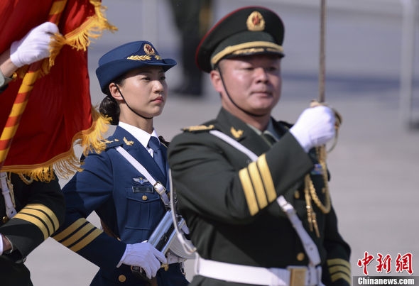 各国女仪仗兵,荣耀与担当,各国女仪仗兵,荣耀与担当的见证者