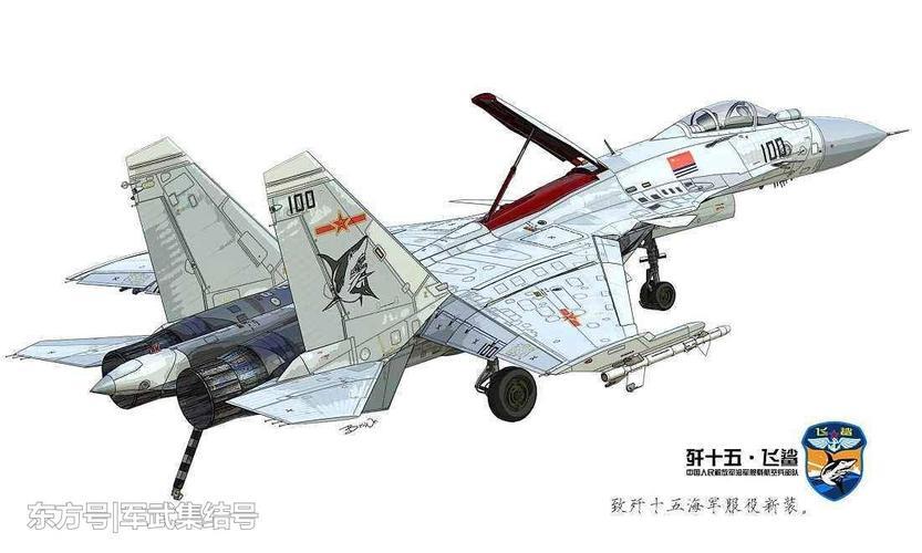 如何画歼-15战斗机，歼-15战斗机绘画教程
