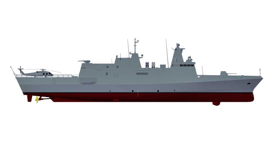 中国海军喜提新一代导弹护卫舰，捍卫海洋，展现大国力量，中国海军新一代导弹护卫舰亮相，展现大国海洋捍卫力量