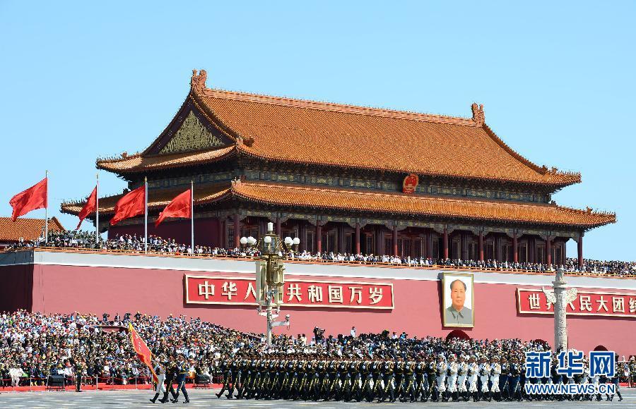 抗战胜利阅兵分列式仪仗队，荣耀的瞬间，历史的见证，抗战胜利阅兵分列式仪仗队，荣耀瞬间与历史的交汇