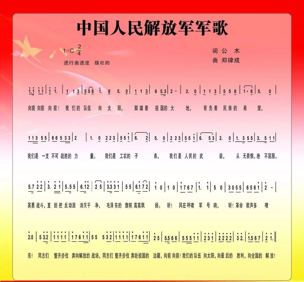 原版中国人民解放军军歌歌词解析与意义，中国人民解放军军歌歌词解析及其意义探究