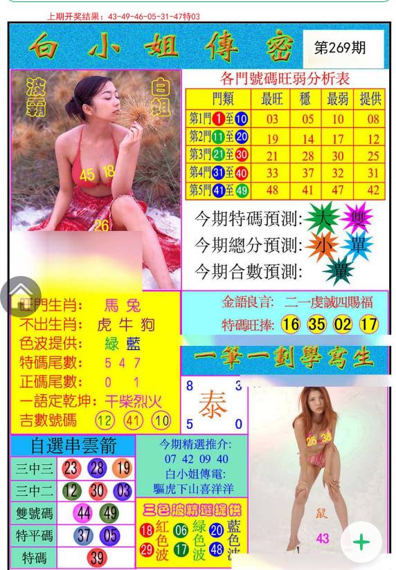 王中王白姐一肖中特