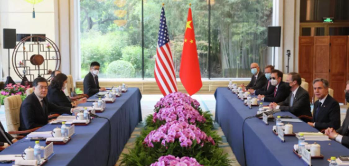 中美会谈