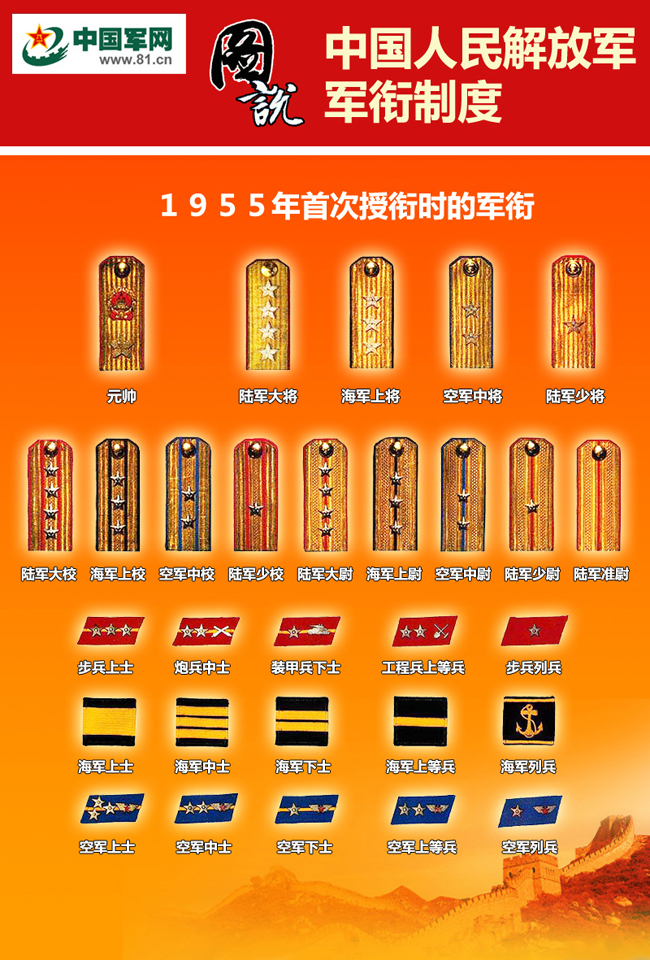 中国的军衔胸标等级及标志，历史、制度与文化内涵，中国军衔胸标等级及标志，历史沿革、制度与文化解读