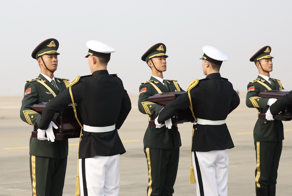 中国礼兵图片，展现荣耀与威严，中国礼兵风采，荣耀与威严的展现